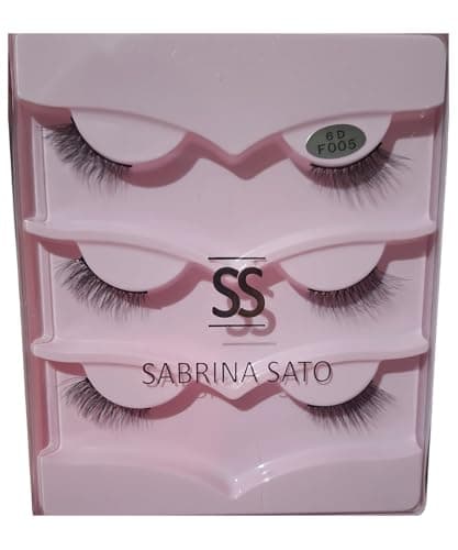 Cílios Postiços, Modelo Gatinha, 3 Pares, Estilo Natural, Acabamento Premium, Alongar Parte Externa - Maquiagem SSabrina Sato