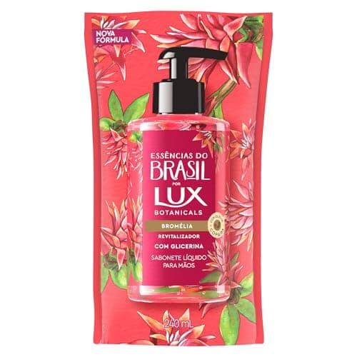Lux Sabonete Líquido Bromélia Botanicals Essências Do Brasil Sachê 240Ml