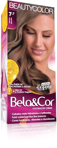 Coloração Bela&Cor - 7.7 Marrom Dourado