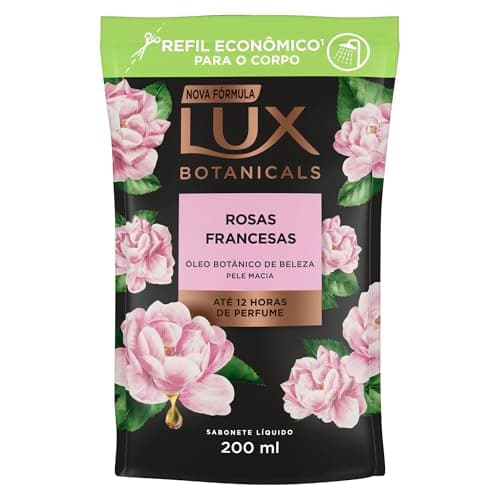 Lux Sabonete Liquido Corporal Botanicals Rosas Francesas 200ml