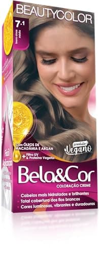 Coloração Bela&Cor - 7.1 Louro Cinza Médio