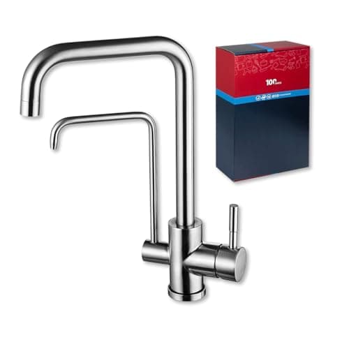 Torneira Misturador Lorenzetti LorenLoft 2263 I82 Inox Escovado Monocomando c/saída p/Água Filtrada Giro 360° Design Premium Minimalista e Alta Durabilidade