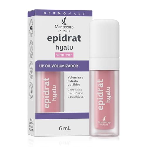 Hidratante Labial Volumizador Epidrat Hyalu Lip Oil 6ml Sem cor Mantecorp Skincare