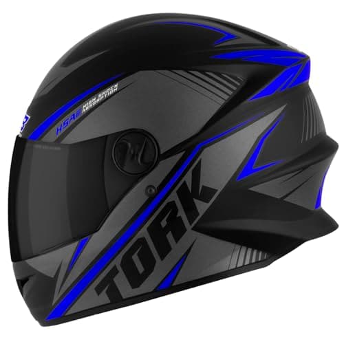 CAPACETE FECHADO PRO TORK R8 AZUL TAM. 58 VIS. FUMÊ