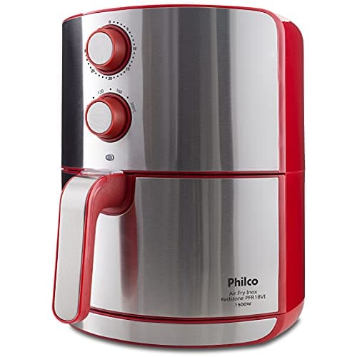 Fritadeira Air Fry Philco Inox Redstone PFR18VI 1500W 4,6L 127V