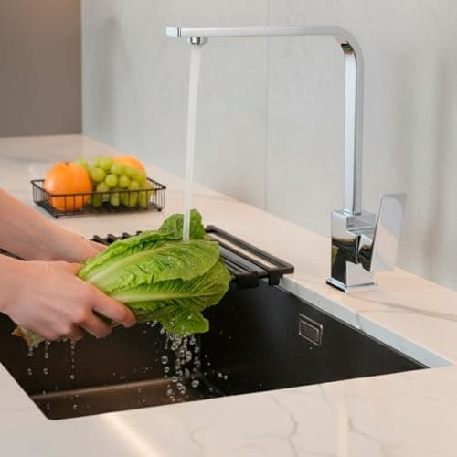 Torneira Super Luxo Cozinha Gourmet Slim Água Quente E Fria (Cromada)