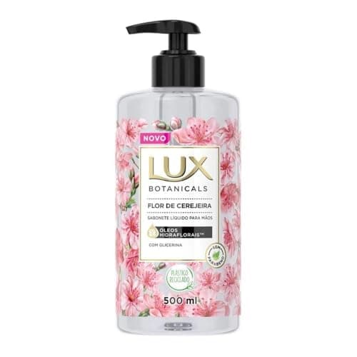 Sabonete Liquido Lux 500Ml Glicer.Flor De Cerejei