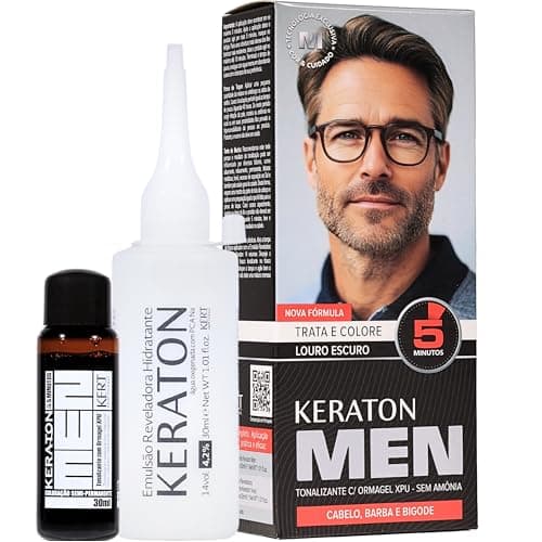 Keraton Tonalizante Men 30Ml Louro Escuro