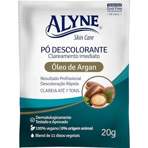 Alyne, Pó Descolorante, Óleo de Argan, 20 g, Azul