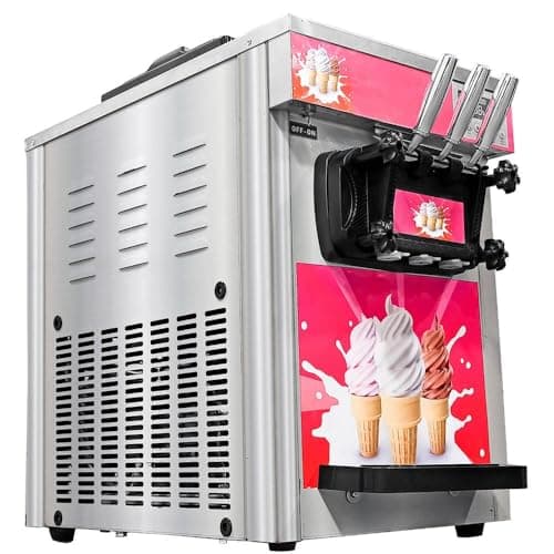 Máquina de Sorvete Expresso 3 Sabores Inox Conservação Noturna - 220v