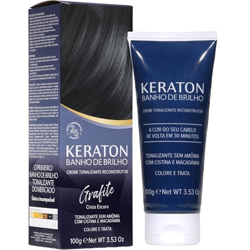 Banho De Brilho Keraton 100G Grafite